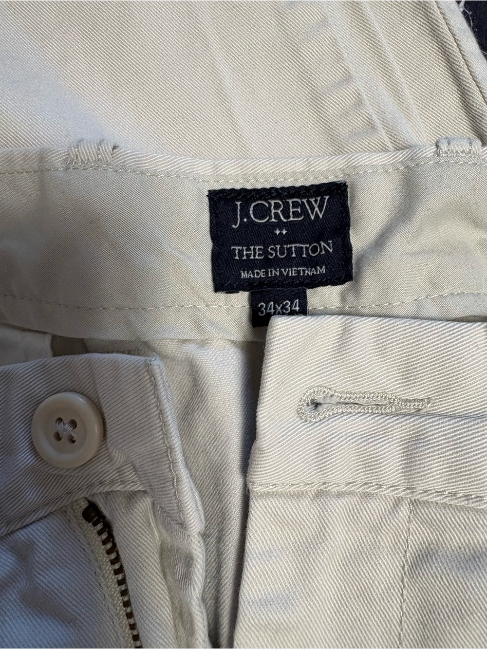 J. Crew The Sutton Chinos - Light Beige